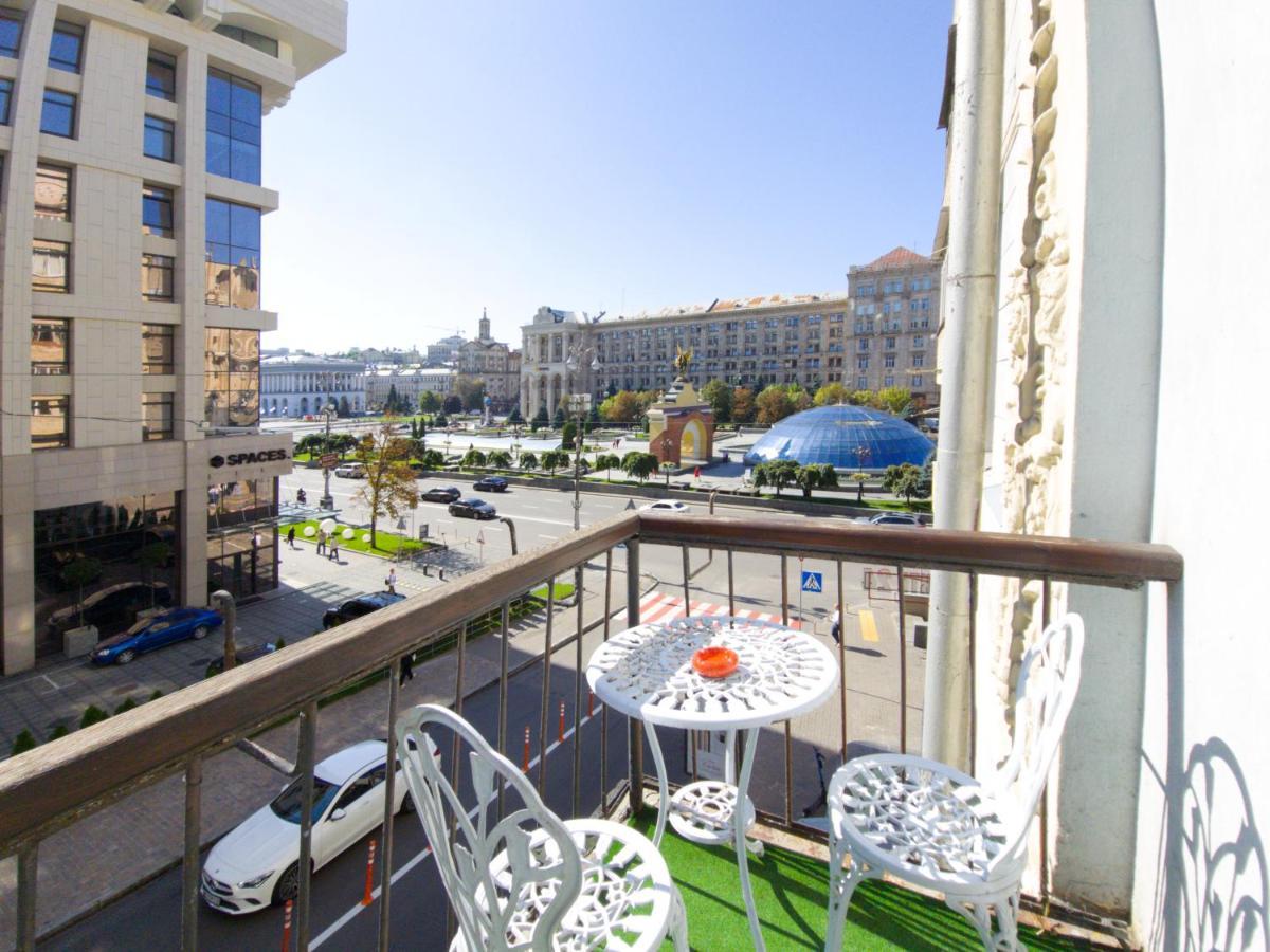 Home-Hotel Apartments On Maidan Nezalezhnosti Square เคียฟ ภายนอก รูปภาพ